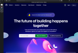 Screenshot of the project