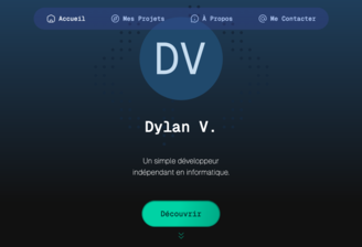 Screenshot of the project