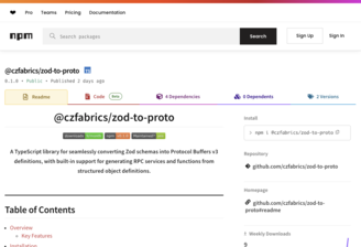 Screenshot of the project